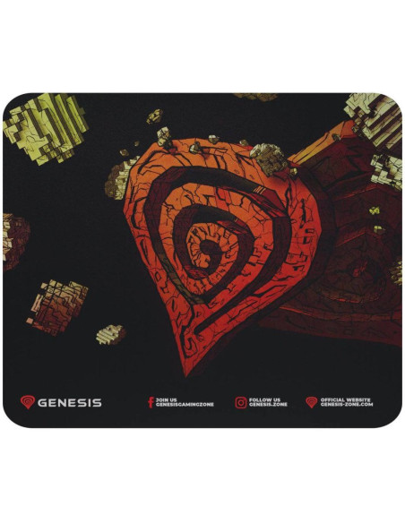 Mouse pad GENESIS Mousepad Genesis PROMO ANCIENT STONE, material cauciuc + material textil, dimensiuni 250 x 210 x 2.5 mm, multi