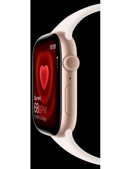 SmartWatch-uri Apple Watch Series 11 GPS + Cellular 42mm Rose Gold Aluminium Case with Light Blush Sport Band - M/L