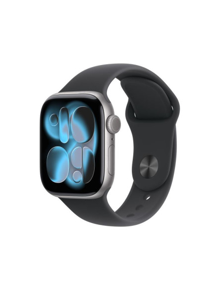 SmartWatch-uri Apple Watch Series 11 GPS + Cellular 42mm Space Grey Aluminium Case with Black Sport Band - M/L