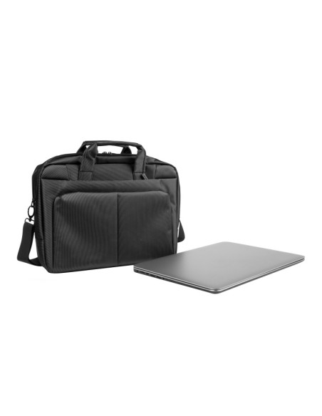 Geantă laptop NATEC Geanta laptop Natec Gazelle, compatibilitate dimensiune laptop 15.6", 3 compartimente, material Polyester, n