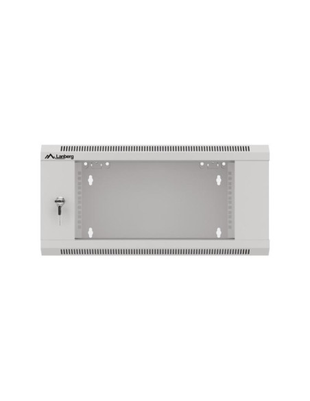 Cabinete metalice / Rack -uri LANBERG Dulap rack de perete 19", 4U, 600 mm, asamblare rapida, gri,