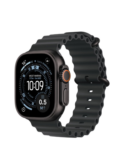 SmartWatch-uri Apple Watch Ultra 3 GPS + Cellular 49mm Black Titanium Case with Black Ocean Band