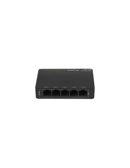 Switch-uri LANBERG Switch DSP3-1005-60W 5x 1 Gb PoE+ (4 porturi PoE 30W/port, max. 60W), fara management, desktop