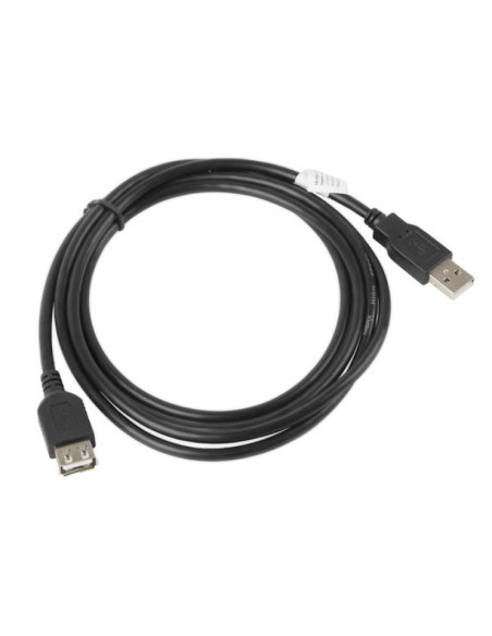 Cabluri periferice LANBERG Cablu USB-A M/F 2.0 1,8 m negru