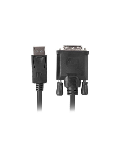 Cabluri video LANBERG Cablu DisplayPort(M) v1.2 DVI-D(M)(24+1) 1,8 m negru Dual Link
