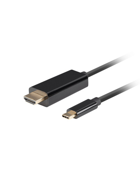 Cabluri periferice LANBERG Cablu USB-C(M) HDMI(M) 3 m 4K 60Hz negru