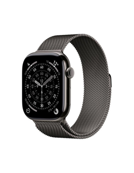 SmartWatch-uri Apple Watch Series 11 GPS + Cellular 46mm Slate Titanium Case with Slate Milanese Loop - M/L