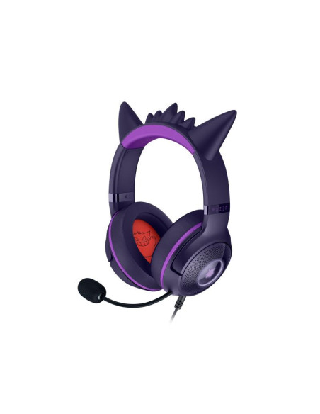 Casti audio RAZER Casti Gaming Head-band Razer Kraken Kitty V2 - Pokemon Gengar Ed., Wireless/Wired, Roz