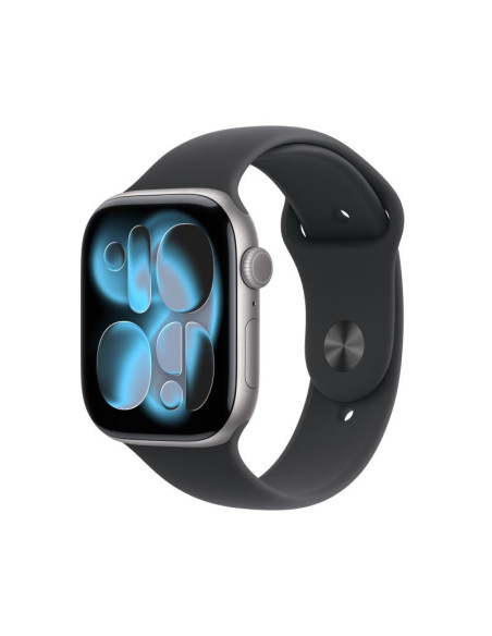 SmartWatch-uri Apple Watch Series 11 GPS 46mm Space Grey Aluminium Case with Black Sport Band - M/L