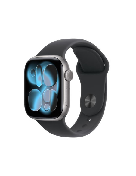 SmartWatch-uri Apple Watch Series 11 GPS 42mm Space Grey Aluminium Case with Black Sport Band - S/M