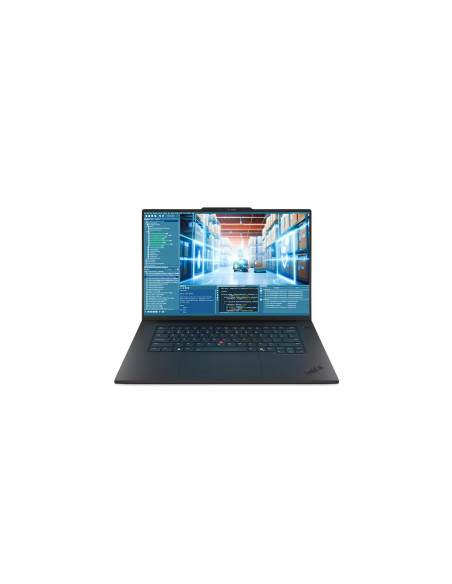 Laptop LENOVO Laptop Workstation Lenovo ThinkPad P1 Gen 8, cu procesor Intel Core Ultra 7 265H, 16'' OLED Touch, 64 GB LPDDR5x,
