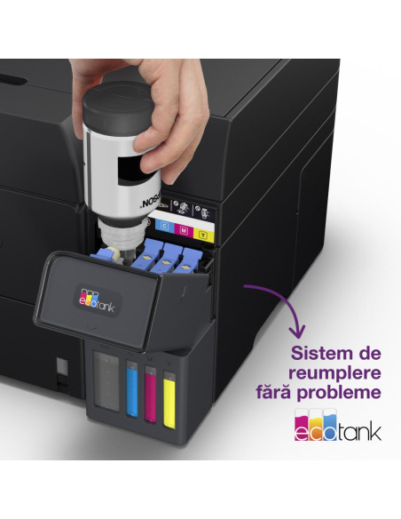 Multifunctionale InkJet EPSON Multifunctional inkjet EPSON EcoTank CISS L6390, format A4, Color, Duplex, Wi-Fi