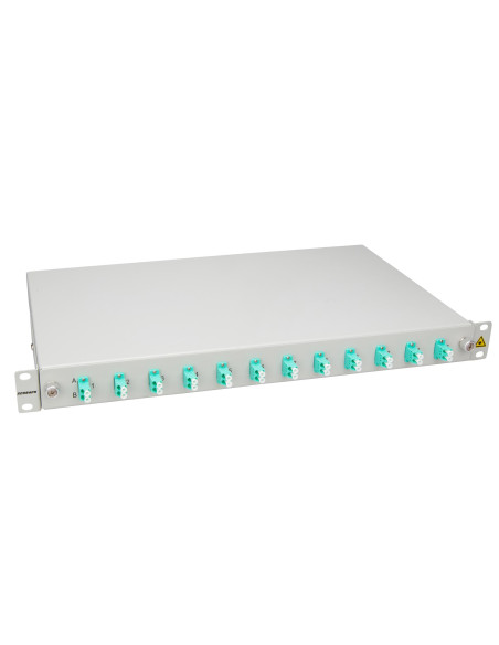 Alte accesorii retea OTHER Splicebox, 4 fibre,LC,50/125?m OM3, culisant,19",1UV , ECO