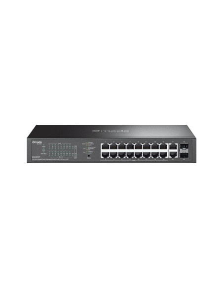 Switch-uri TP-LINK Omada 20-Port Switch ES220GP, • 16× 10/100/1000 Mbps PoE+ RJ45 Ports (support 802.3at PoE+ and 802.3af PoE)•