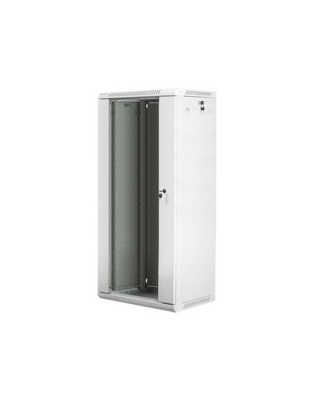 Cabinete metalice / Rack -uri LANBERG Dulap rack 19" perete 27U / 600x450 (flat pack) gri V2