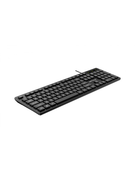Tastaturi SERIOUX Tastatura Serioux cu fir, interfata USB, 104 taste, material ABS, US Layout, lungime cablu 1.5m PVC, dimensiun