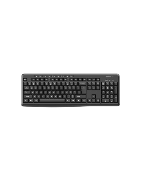 Tastaturi SERIOUX Tastatură wireless 2.4G SRXK-SKB706W, Tastatură: cu rând independent de taste multimedia, Mod Wireless: 2.4G,