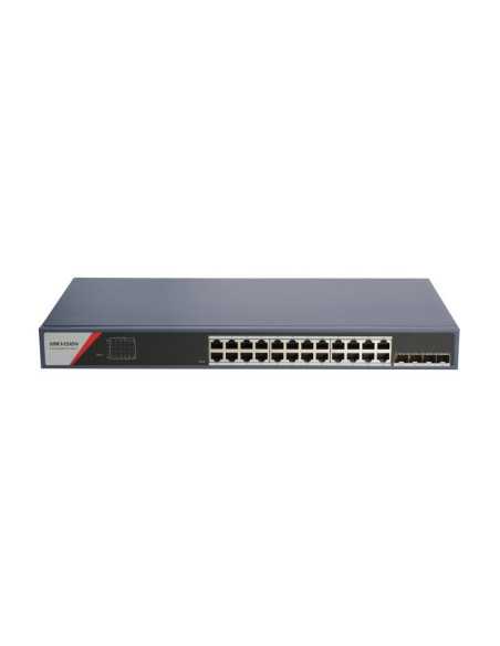 Switch-uri HIKVISION Switch 24 porturi Gigabit Hikvision DS-3E1528-SI-24T4F, 24 x gigabit RJ45 ports, 4 x gigabit fiber optical