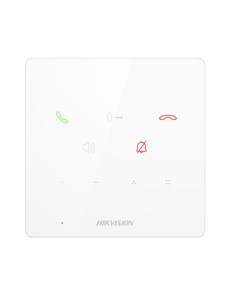 Video HIKVISION Post interior interfon audio Hikvision DS-KH6000-E1/WH, 9 butoane, microfon inclus, difuzor inclus, interfata: 1