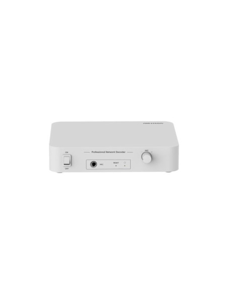 Difuzoare HIKVISION Network Decoder Hikvision, intrari audio: MIC/RCA, suporta: schedule/live/emergency broadcast, alarm linkage