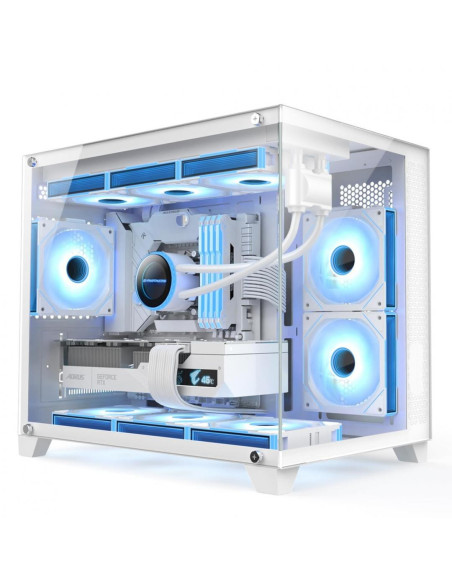 Carcase 1st PLAYER Carcasa 1st PLAYER MV6-TP, Mini Tower, White