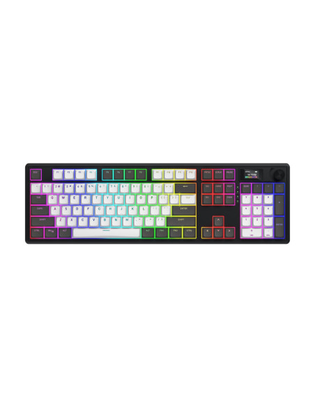 Tastaturi HATOR Tastatura Mecanica Gaming HATOR Skyfall Pro Wireless 100, RGB, Wireless, Alb-Negru