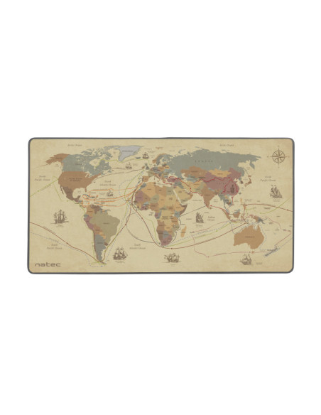 Mouse pad GENESIS Mouspead Natec Discoveries Maxi, material cauciuc+textil, dimensiuni 800 x 400 x 3mm, multicolor