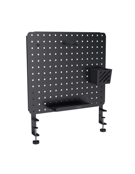 Cabinete metalice / Rack -uri TRUST GXT 724 Vesto Metal Pegboard Desk, greutate 2600g, negru