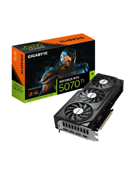 Placi video GIGABYTE Placa video Gigabyte GeForce RTX 5070 Ti, 16GB GDDR7, PCI Express 5.0, 256-bit