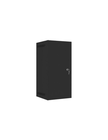 Cabinete metalice / Rack -uri LANBERG Dulap rack 10" perete 12U / 280x310 pentru auto-asamblare, cu ușă metalică, negru (flat pa