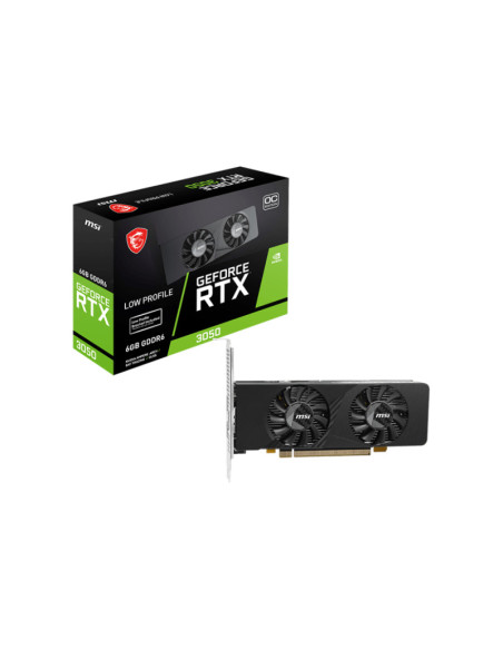 Placi video MSI Placa video MSI GeForce RTX 3050, 6GB GDDR6, PCI Express 4.0, 96bit