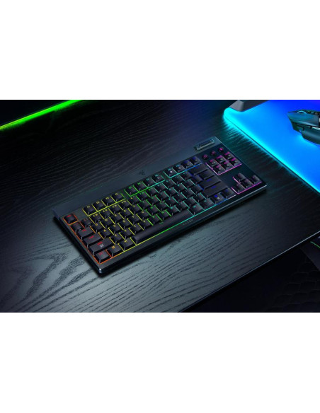 Tastaturi RAZER Tastatura Mecanica Gaming Razer BlackWidow V4 Low-Profile Tenkeyless HyperSpeed, RGB, Wireless, Negru