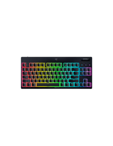 Tastaturi RAZER Tastatura Mecanica Gaming Razer BlackWidow V4 Low-Profile Tenkeyless HyperSpeed, RGB, Wireless, Negru