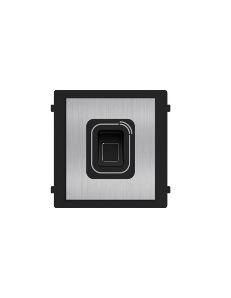 Video HIKVISION Modul cititor biometric si card Mifare pentru videointerfon modular Hikvision DS-KD-MFB/S carcasa inox, deschide