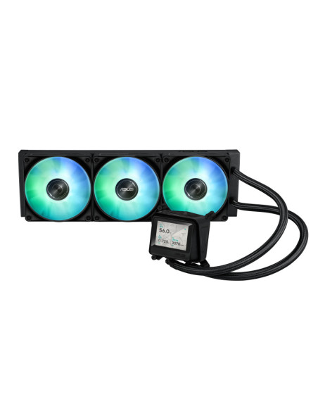 Cooler Procesor ASUS Cooler Procesor ASUS MAX GAMING LC 360 ARGB LCD, Lichid, 12 cm, 3 ventilatoare, aRGB