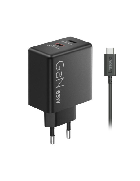 Accesoriu laptop LENOVO Incarcator laptop Lenovo, 65W, 1, 5m, 2 porturi USB, negru