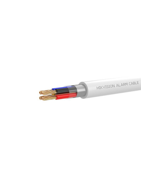 Accesorii HIKVISION Cablu alarma Hikvision DS-1AC4APL1 4 fire: 4×0.22 mm2, rezistenta foc: CPR Eca, 25AWG, material cupru integr