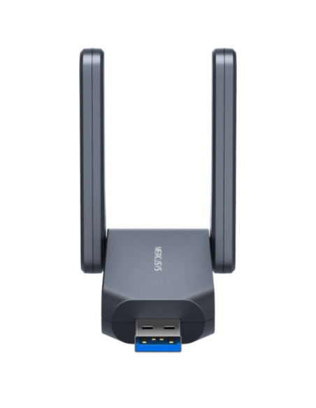 Routere Wireless MERCUSYS BE6500 High Gain Wi-Fi 7 USB Adapter SPEED: 688 Mbps at 2.4 GHz + 2882 Mbps at 5 GHz + 2882 Mbps at 6