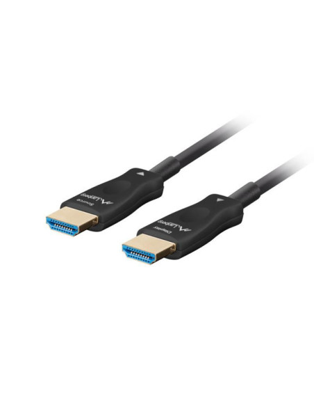 Cabluri video LANBERG Cablu HDMI M/M v2.1 100 m optic negru AOC