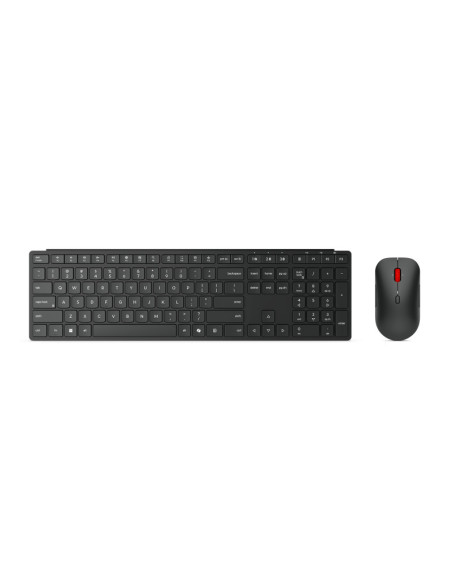 Kit mouse tastatura LENOVO Kit Wireless tastatura si mouse Lenovo Multi-Mode Pro Combo, taste numerice, Negru