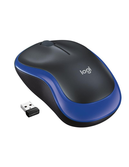 Mouse LOGITECH Mouse Wireless LOGITECH Wireless Mouse M185, 1000 dpi, Albastru
