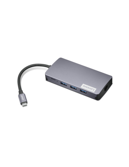 Docking station LENOVO Docking station Lenovo 150 USB-C Travel Dock, USB Type-C, 100W, Gri, 3 ani Garantie
