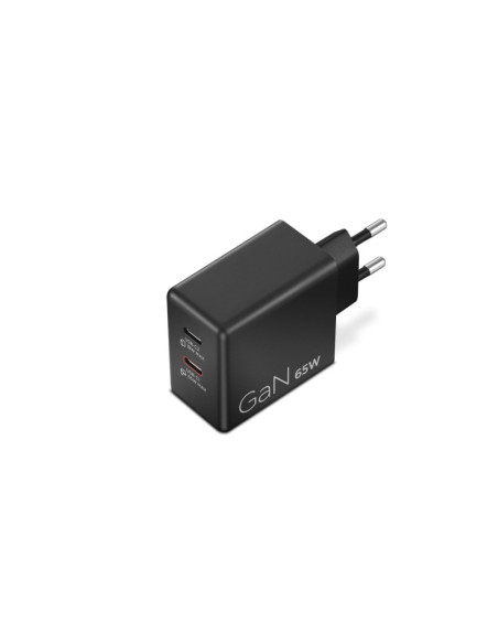 Încărcător laptop LENOVO Incarcator Laptop Lenovo Dual USB-C 65W GaN, 65W, Negru, 1 an Garantie