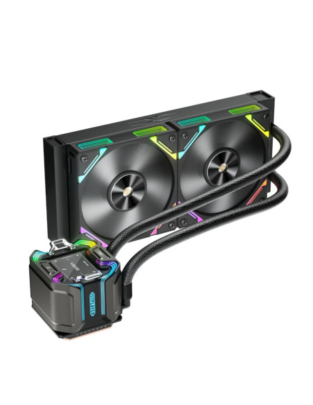 Cooler Procesor 1st PLAYER Cooler Procesor 1stPlayer X-Starship 240-bk, Lichid, 12 cm, 2 ventilatoare, aRGB