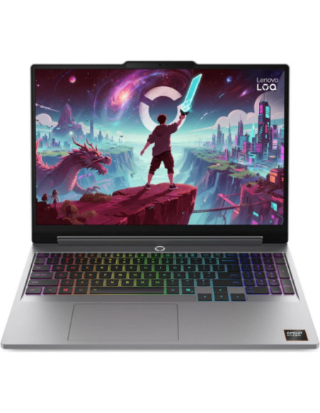 Laptop LENOVO Laptop Gaming Lenovo LOQ 15AHP11, cu procesor AMD Ryzen 7 250, 15.3'' IPS, 16 GB DDR5, 512 GB SSD, NVIDIA GeForce