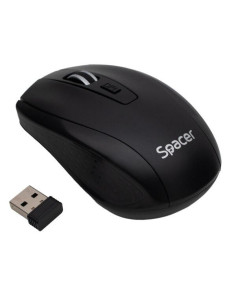 Mouse SPACER Mouse Wireless SPACER SPMO-WS-BK-04, 1600...