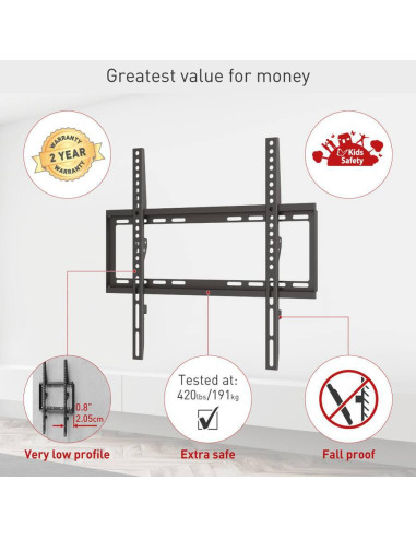 Suport TV / Monitor BARKAN Suport TV de perete...