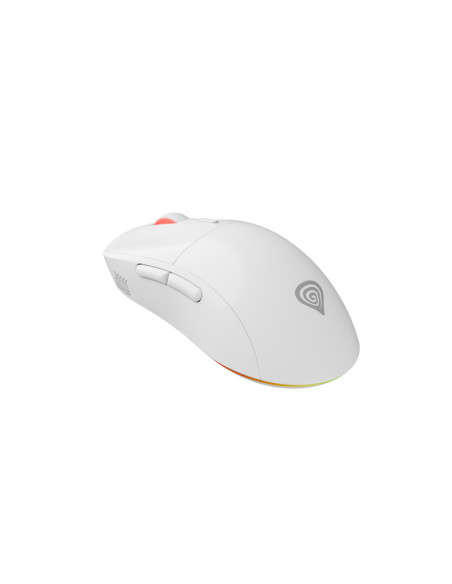 Mouse GENESIS Mouse Gaming Wireless GENESIS Zircon XIII, 26000 DPI, Alb