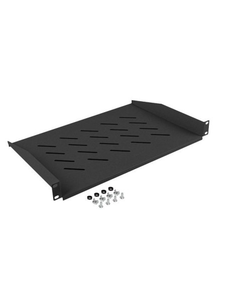 Accesorii LANBERG Poliță fixă 19" 1U / 483x315 mm, max. 25 kg, negru