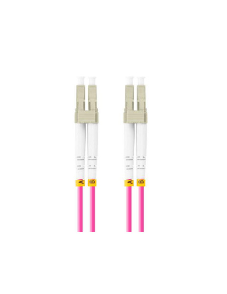 Alte accesorii retea LANBERG Patch cord fibră MM LC/UPC-LC/UPC duplex 1 m LSZH OM4 50/125 3,0 mm violet